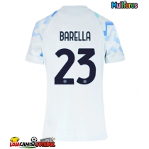 Camisa de Futebol Inter Milan Nicolo Barella #23 Equipamento Secundário Mulheres 2025-26 Manga Curta